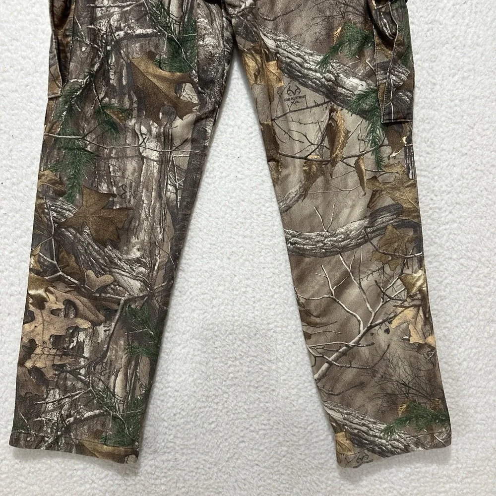 Cabelas Real Tree Men's REG Camo Hunting Cargo Outdoor Pants Size‎ 30